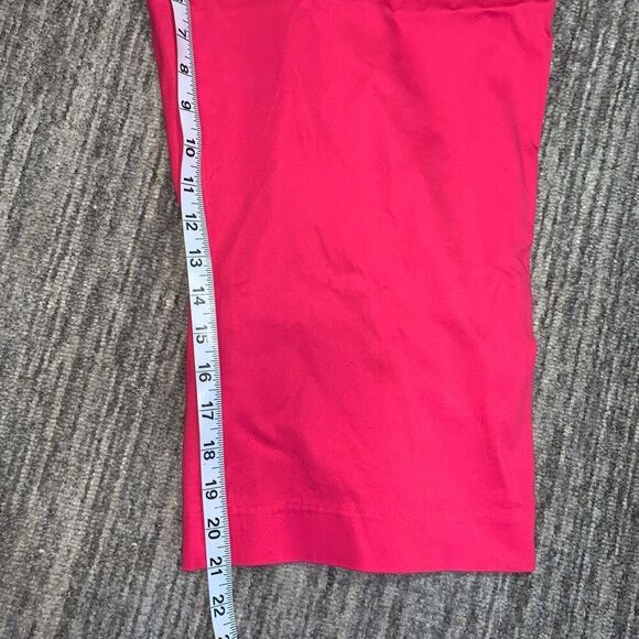 East 5th Women's 16 Secretly Slender Pink Cropped Pull on Pants High Rise - Picture 7 of 8